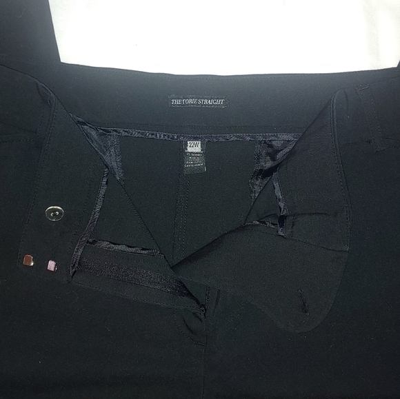 The Torie Straight Black Trouser Pants - Picture 4 of 5